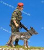 BW 015 - military policeman with dog