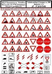 Z 72058 - traffic signs I, Germany after 1980