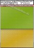 Z 72099 - Fensterfolie (Butzenglas, rund, grün und gelb)