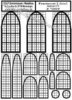 Z 72019 - window foil set 02 (churches II)